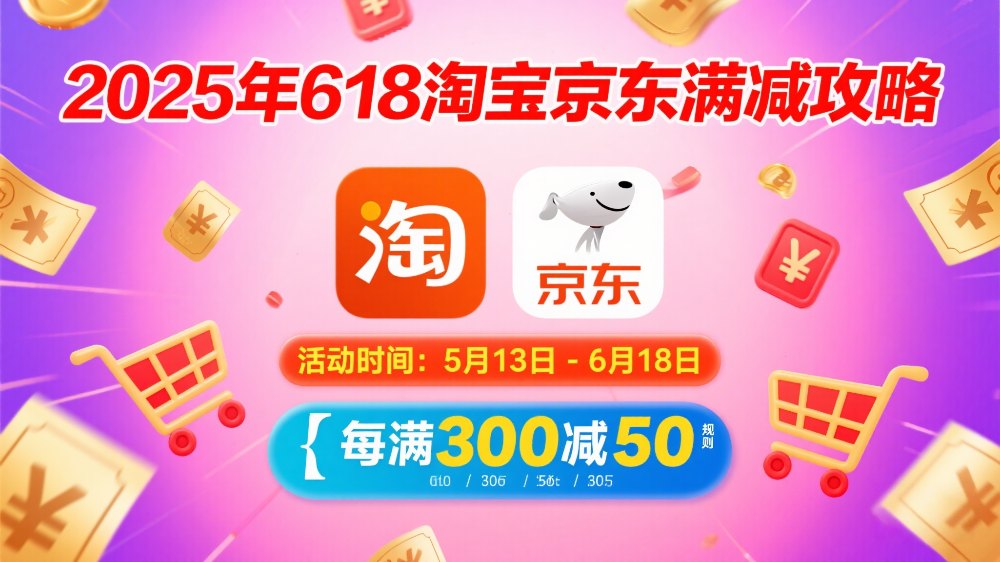 京东618优惠券怎么领_淘宝618红包口令领取_2025年京东618活动攻略
