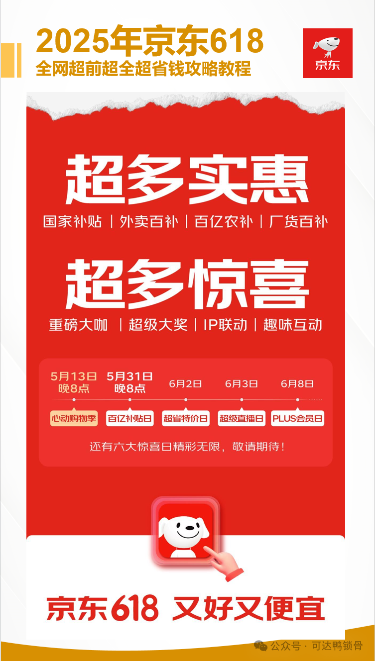 2025年618活动攻略_京东618玩法大全_2025京东618什么时候开始