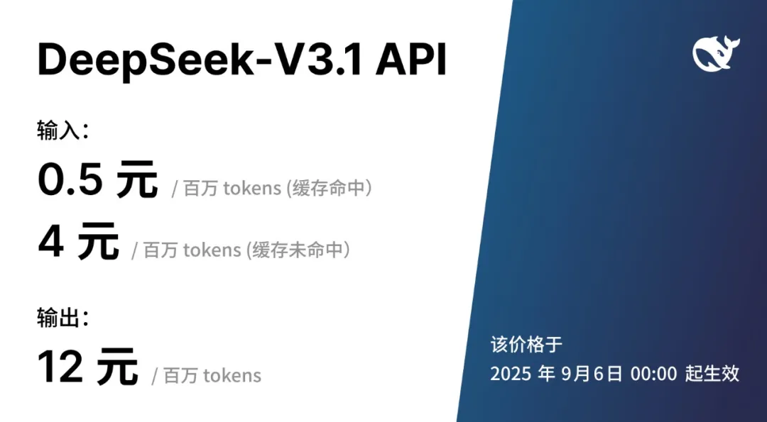 DeepSeek API 模型同步更新_DeepSeek-V3.1 新功能升级_deepseek