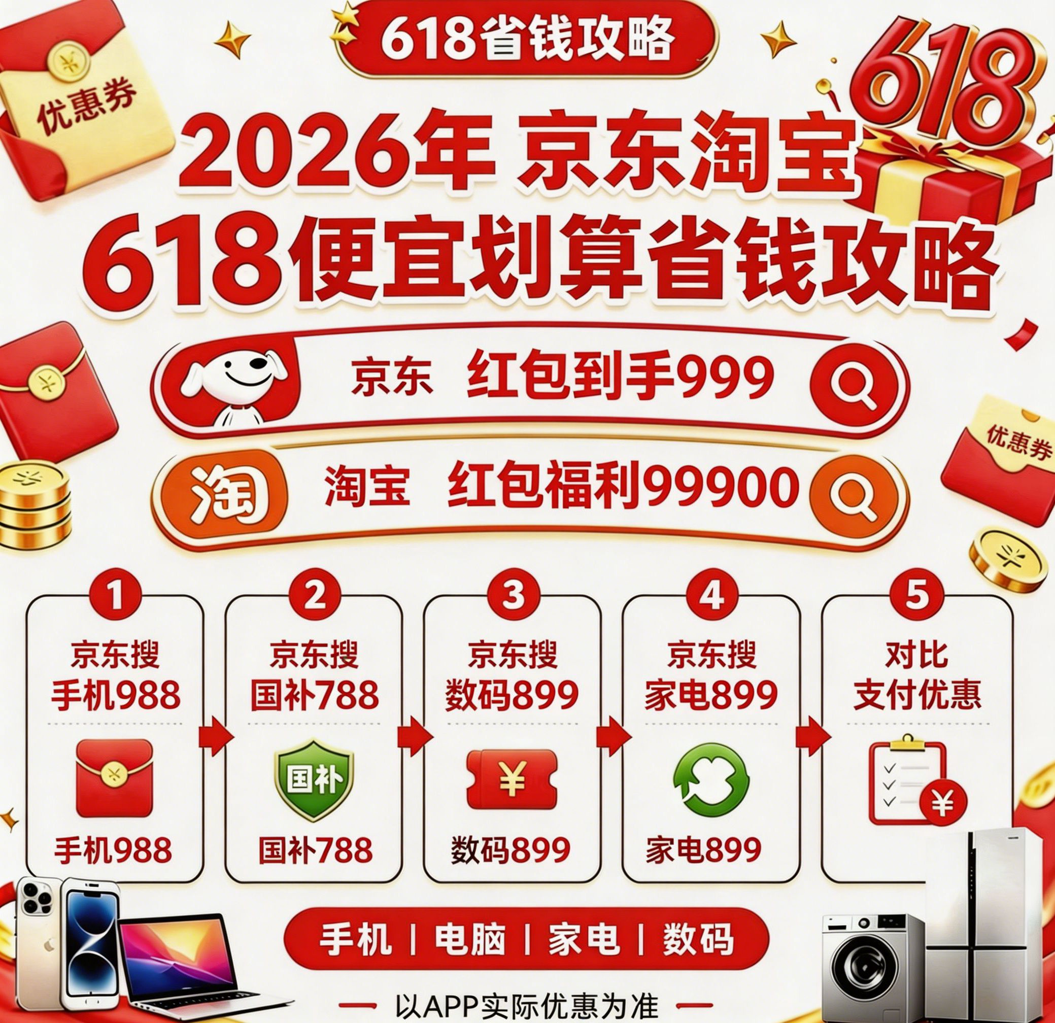淘宝618_618攻略_淘宝京东618省钱技巧