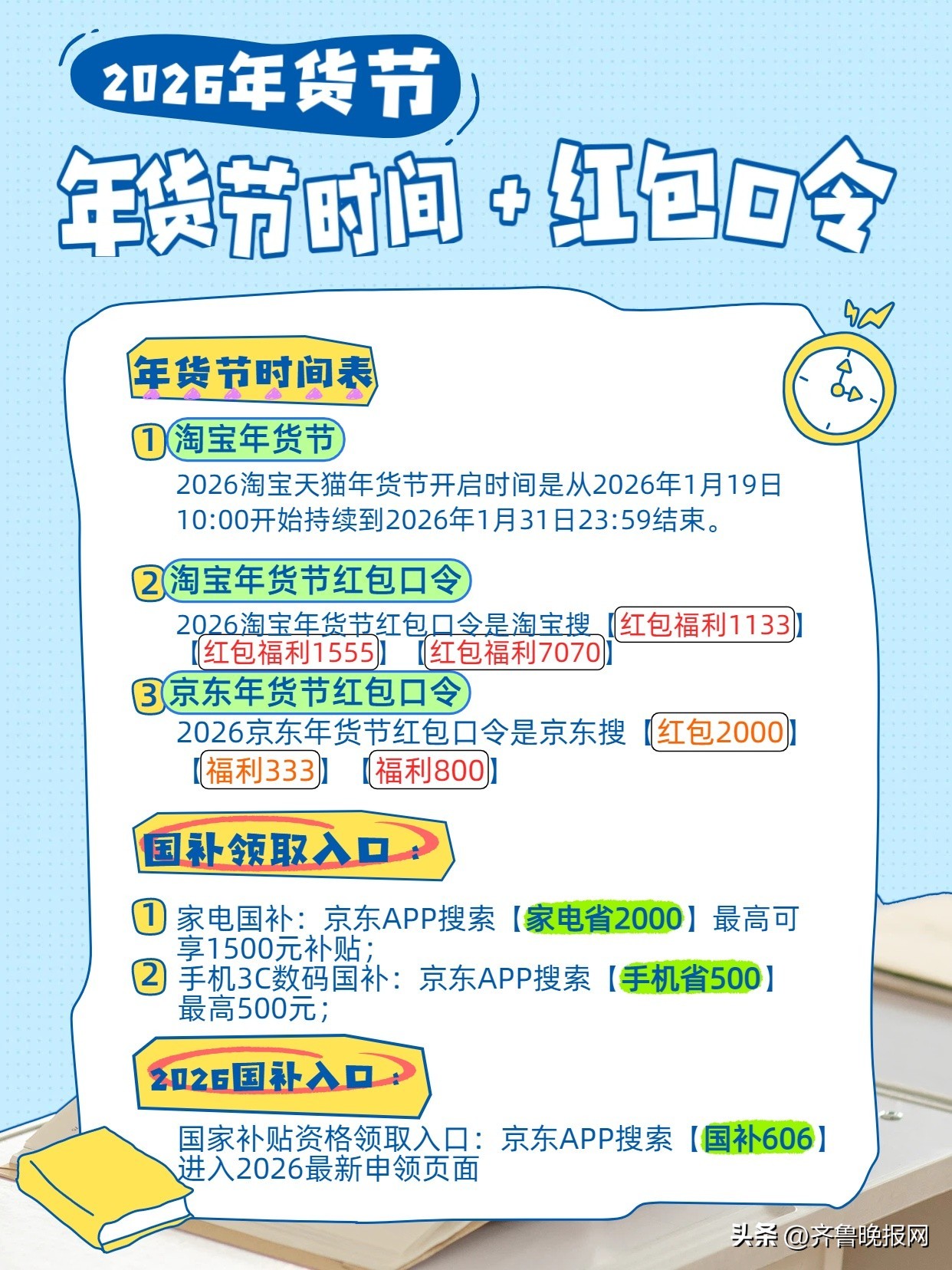 2026年货节红包口令_淘宝京东年货节攻略_淘宝年货节活动