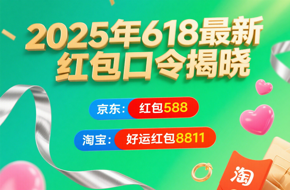 淘宝618活动时间_淘宝618红包口令_2025京东618红包口令